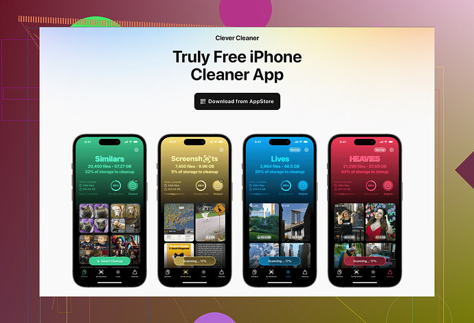 How can I free up app storage on my iPhone?