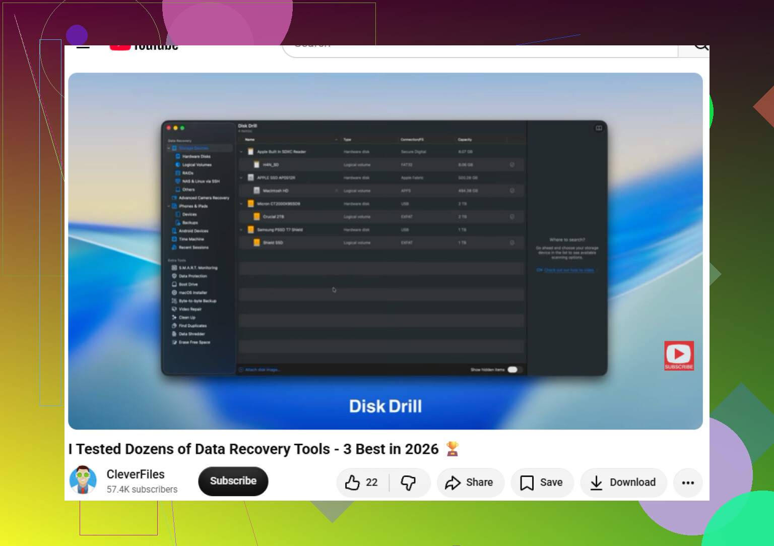 Posso recuperare i dati da un disco rigido esterno per Mac?