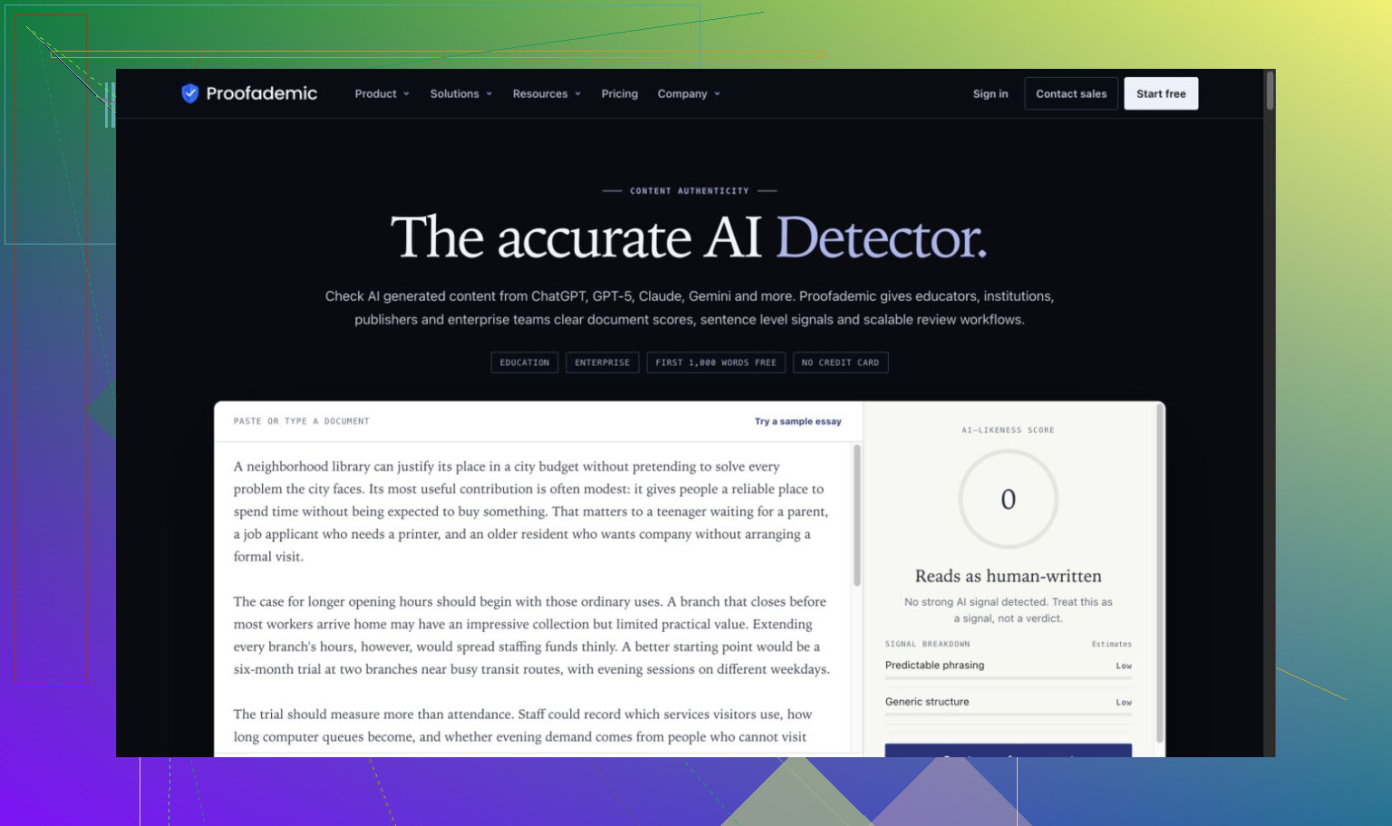 11. Detector de IA de QuillBot