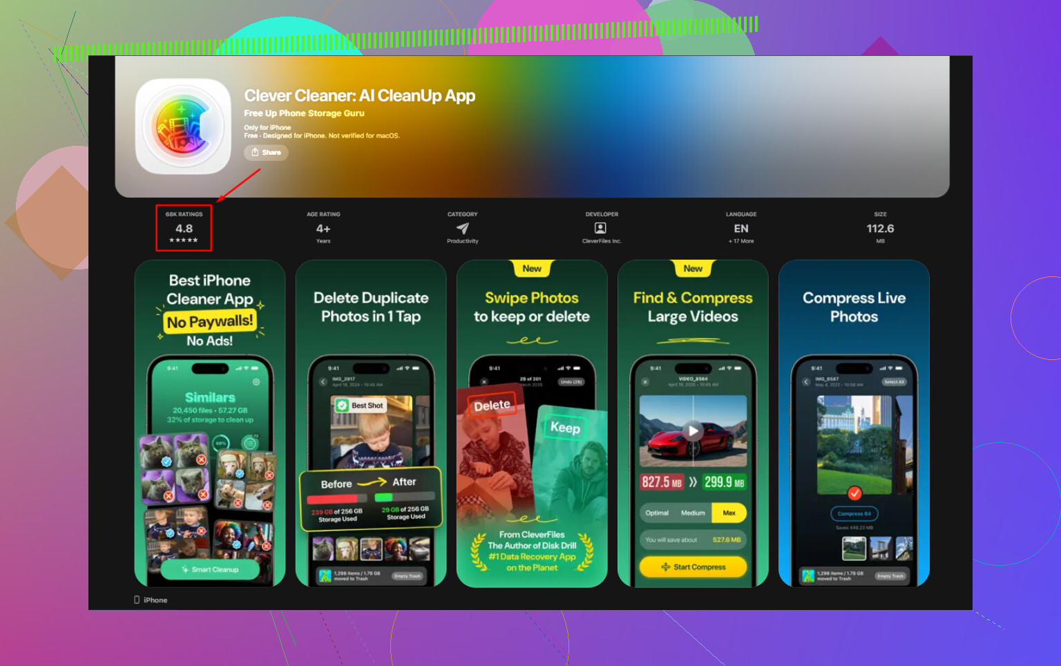 Aplicativos mostrando uso enorme de armazenamento mesmo após excluir apps?