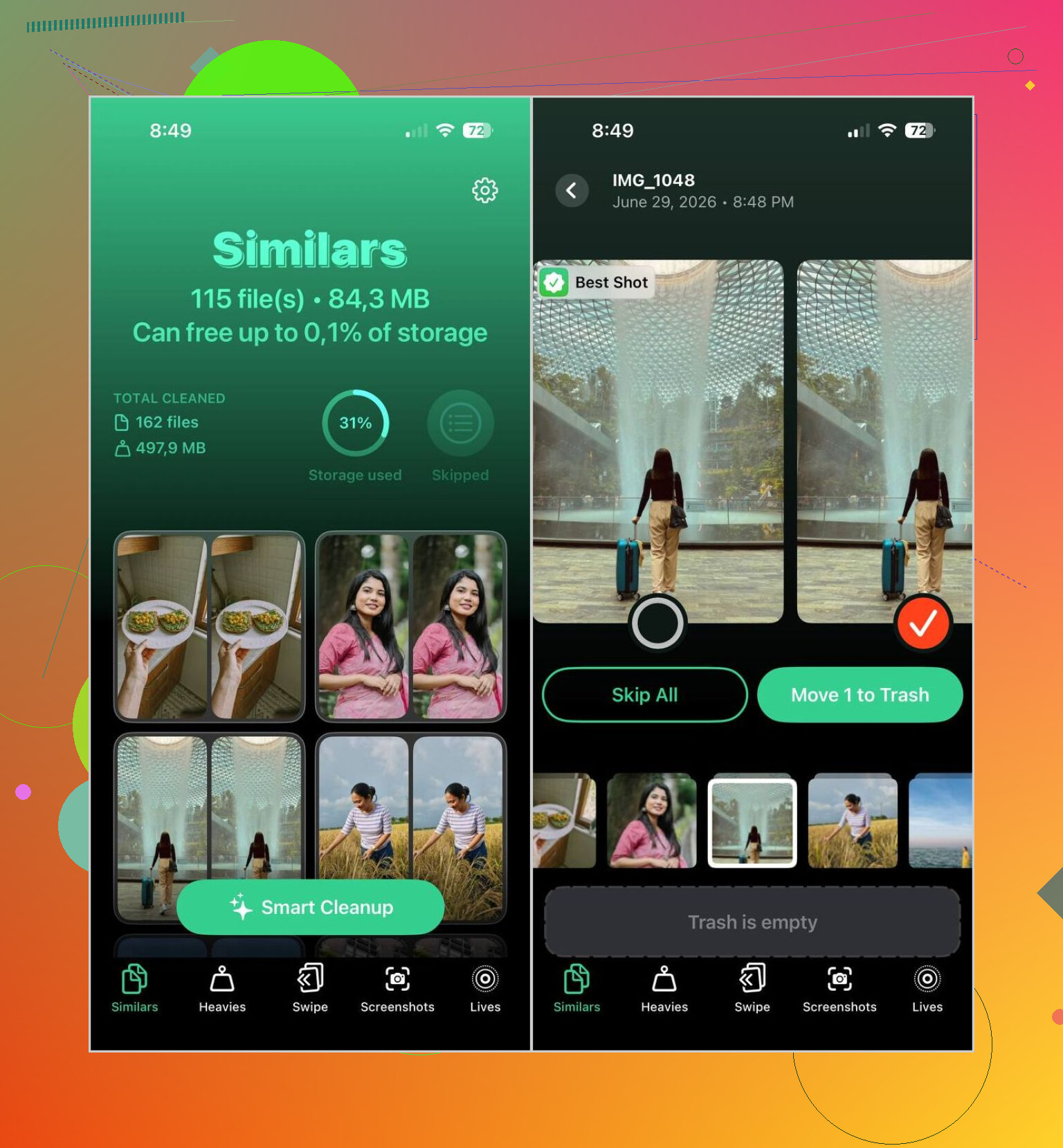 Quelle est la façon la plus simple de trouver des photos similaires sur iPhone ?