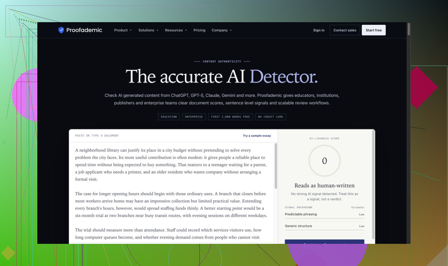 11. Detector de IA de QuillBot